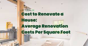 average cost to renovate a house